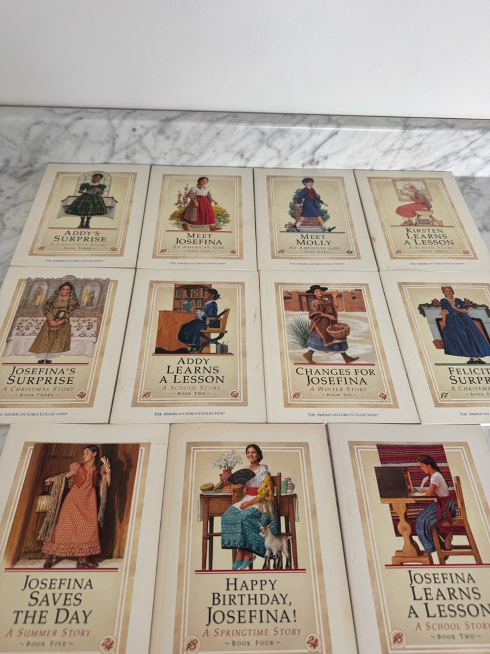 American Girl Story Book Set with Cream and Beige Covers - Picture 2 of 2